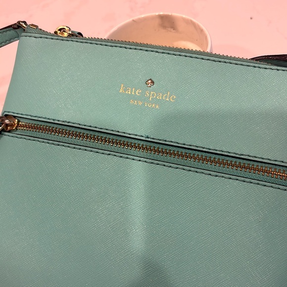 Kate Spade Turquoise Crossbody Purse - Picture 3 of 6